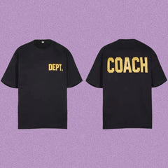 Gallery Dept. x Coach Short Sleeve T-Shirt - Black/Yellow