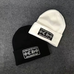 Chrome Hearts printed embroidered wool knitted Beanie hats