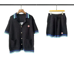 Casablanca Knit Set - Black / Blue / Turquoise