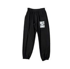 Black Back Graphic Sweatpants – Oversized Streetwear Joggers