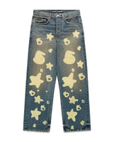Sp5der Beluga Stamped Denim Indigo