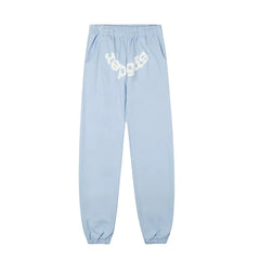 Sp5der Arched Logo Sweatpants - Light Blue