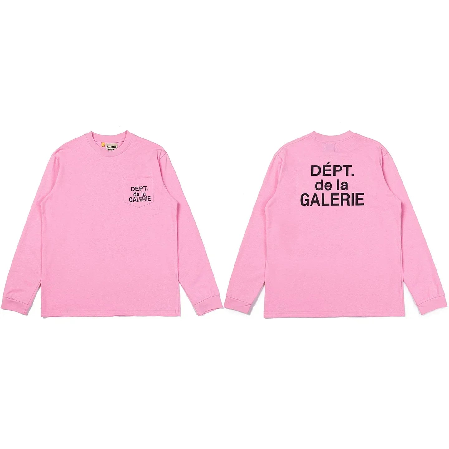 Gallery Dept. Pocket DÉPT. de la GALERIE Long Sleeve T-Shirt - Pink
