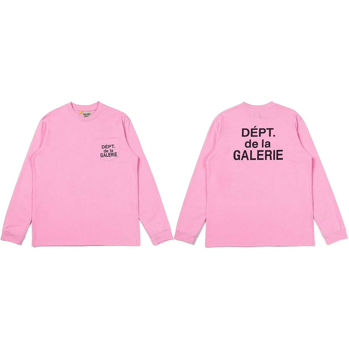 Gallery Dept. Pocket DÉPT. de la GALERIE Long Sleeve T-Shirt - Pink