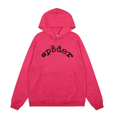 Sp5der Streetwear Hoodie - Hot Pink / Lightweight Fleece Interior