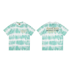Gallery Dept. Stripe Tie-Dye Sound Mind Short Sleeve T-Shirt - Mint Green