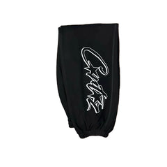 Black Script Logo Sweatpants – Oversized Streetwear Joggers