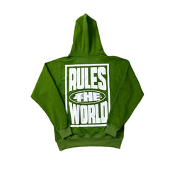 Green Back Graphic Hoodie – Oversized Streetwear Pullover Sweatshirt
