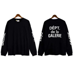 Gallery Dept. Sleeve Print DÉPT. de la GALERIE Long Sleeve T-Shirt - Black/White